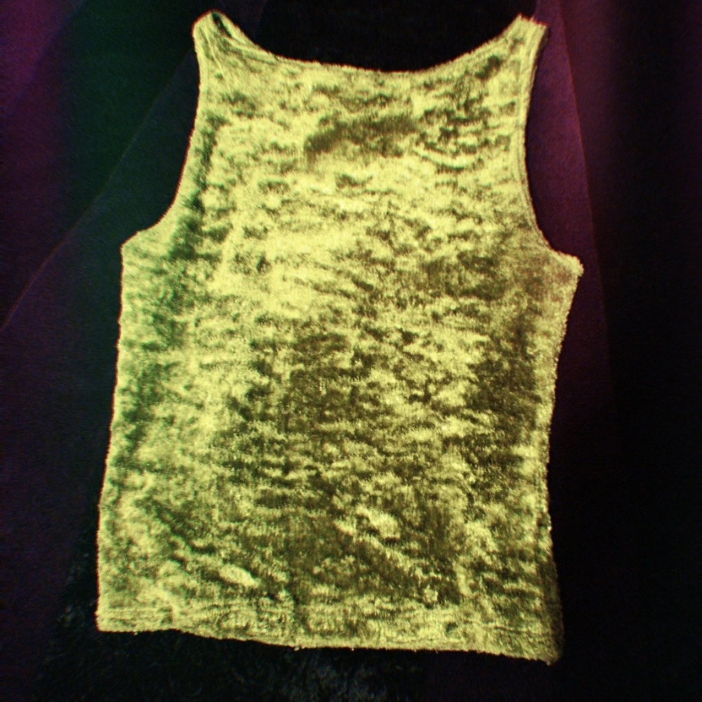 ❇️#Green #90s #Fuzzy #Top❇️